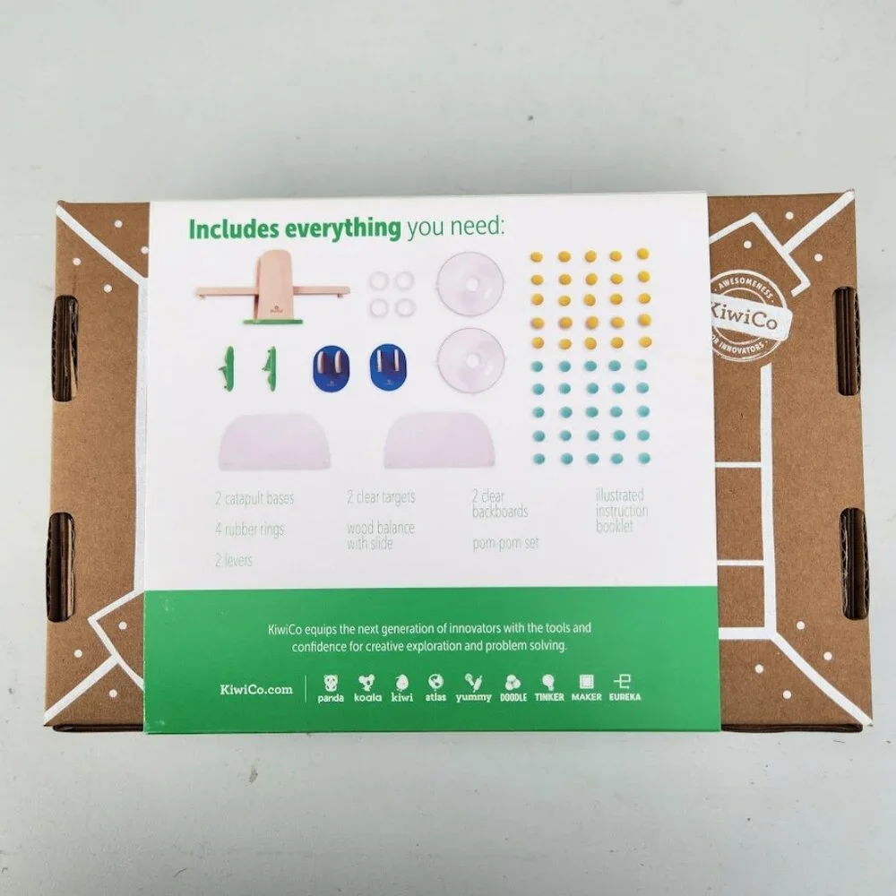 NEW KiwiCo Launch & Play Catapult Games STEM Science Kit Set Physics Launcher Ki